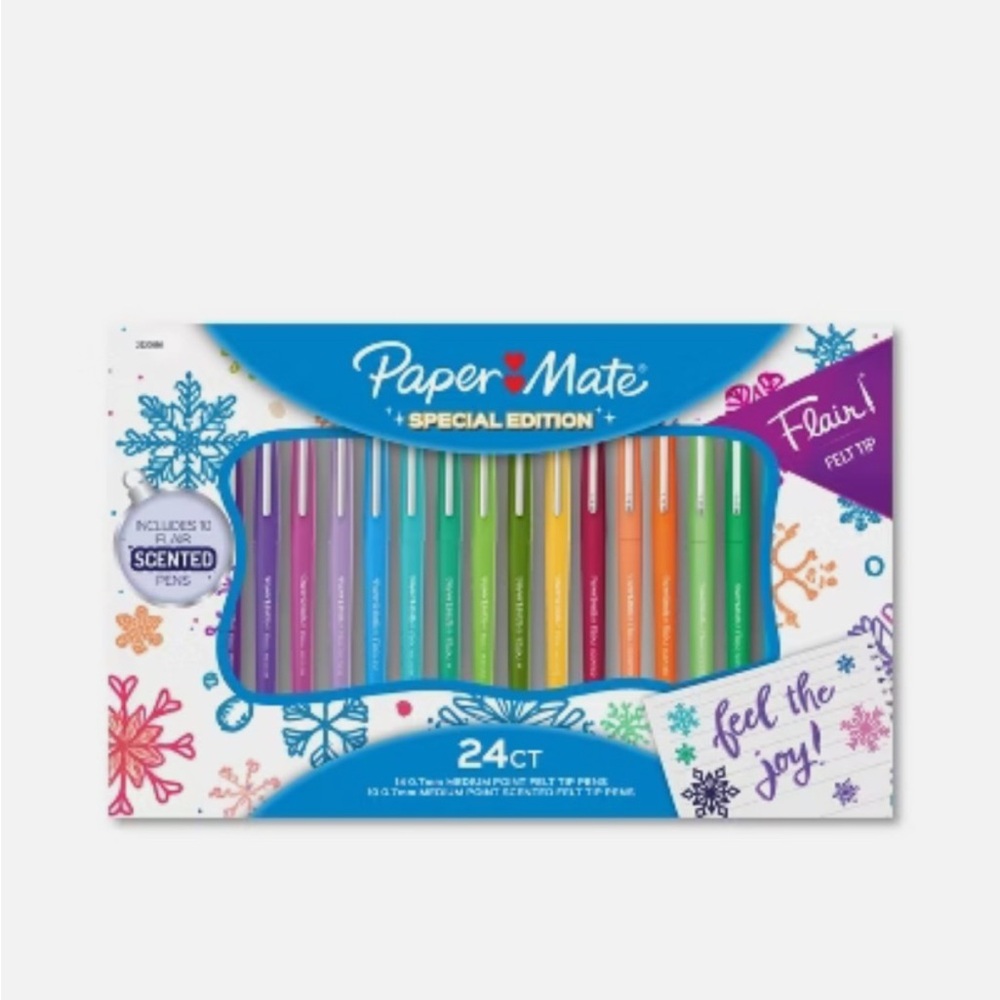 Paper Mate - Flair 24ct Set Holiday Gifting Blue Brand New